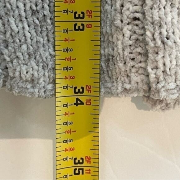 American Eagle Gray & White Ribbed Y2K Sweater Dress NWOT Size M - Picture 10 of 10